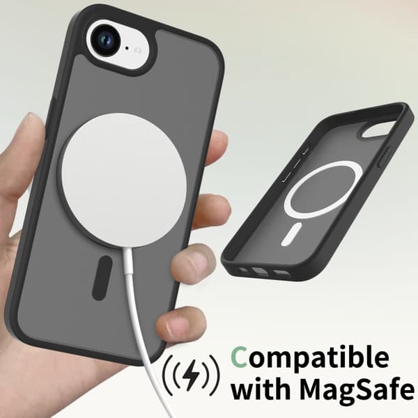Magnetic MagSafe Skal iPhone 16e Matt Svart