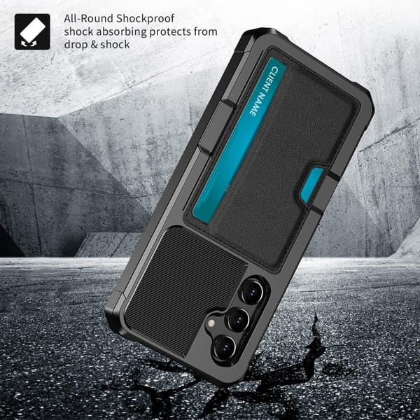 Armor Card Case Galaxy S24 Plus Svart