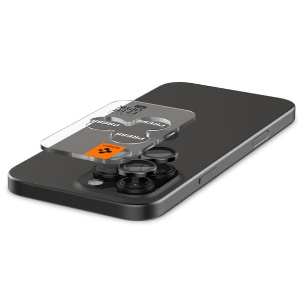 Spigen iPhone 17 Pro Max EZ Fit Optik Pro Lens Protector 2-pack Black