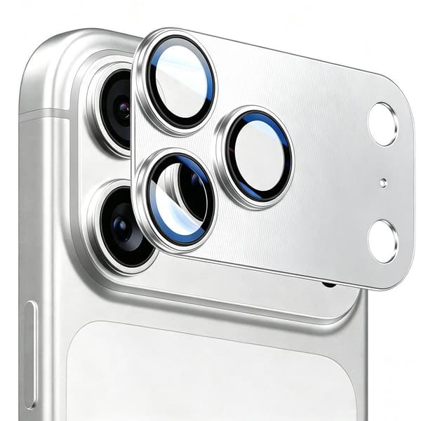 Enkay Linsskydd till iPhone 18 Pro i aluminium Silver