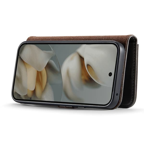 DG.MING 2-in-1 Magnet Wallet Google Pixel 10 Pro XL Brown