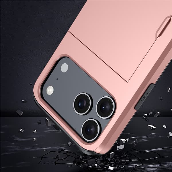 Skal Kortfack iPhone 17 Pro Roséguld