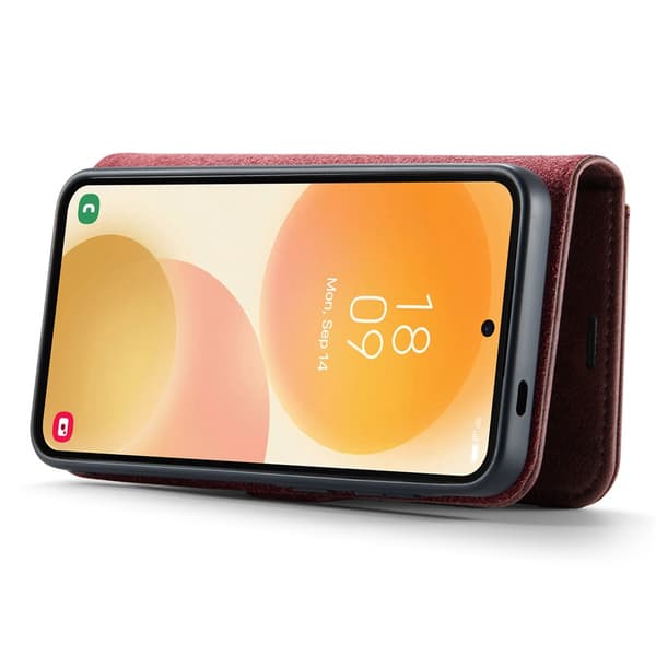 DG.MING 2-i-1 Magnetiskt Plånboksfodral Samsung Galaxy A57 Röd