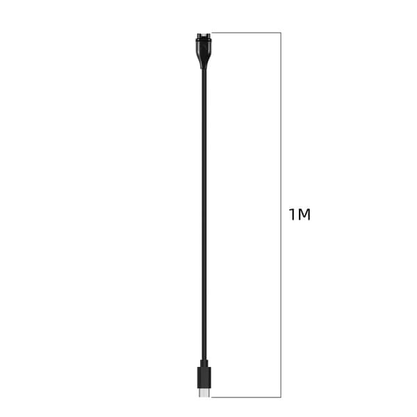 Laddningskabel USB-C Garmin Vivoactive 6 1m Svart
