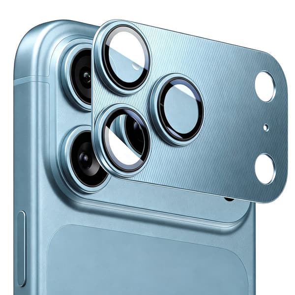 Enkay Linsskydd till iPhone 18 Pro i aluminium Blå