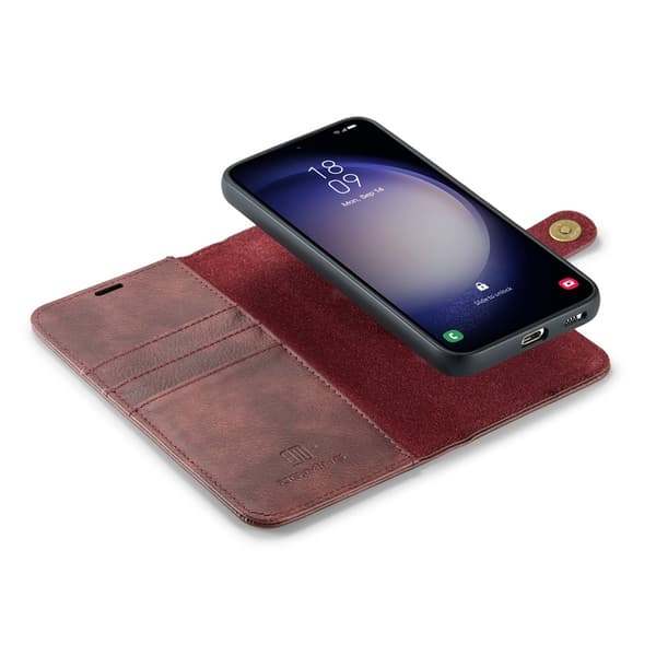 DG.MING 2-in-1 Magnet Wallet Samsung Galaxy S26 Plus Red