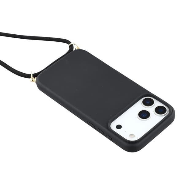 iPhone 17 Pro Max Skal Halsband Svart