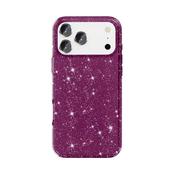 Mobilskal Glitter till iPhone 18 Pro Röd