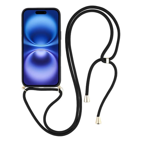 iPhone 17 Skal Halsband Svart