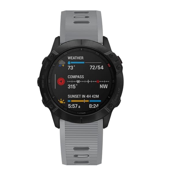 Silikonarmband Garmin Fenix 7X Pro Grå
