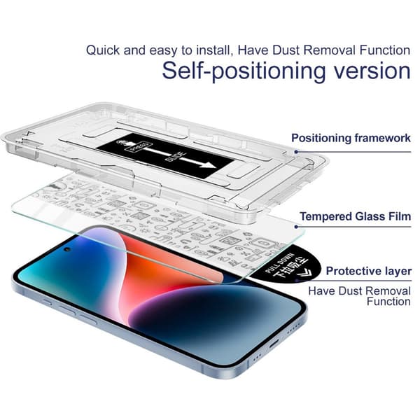 Imak Samsung Galaxy S25 Plus Screen Protector Easy Slide H Series