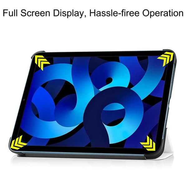 Apple iPad 11 11th Gen (2025) Fodral Tri-fold Vit