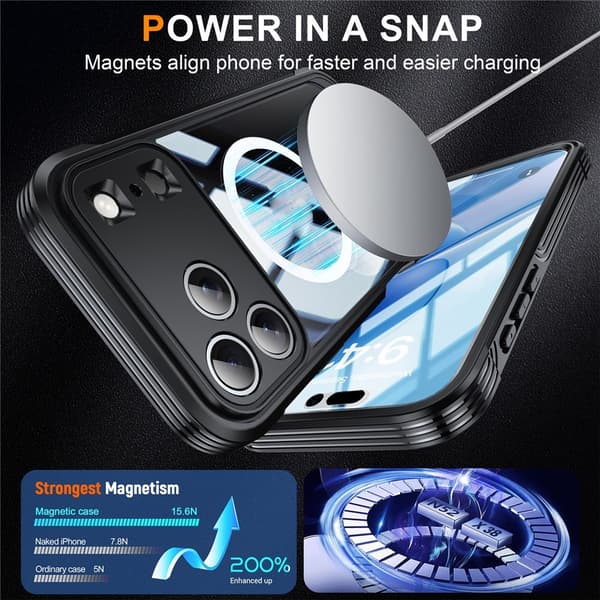 Ultra Full Protection MagSafe Case iPhone 17 Pro Max Black