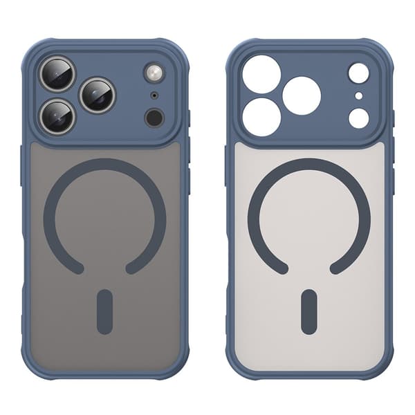 Magnetic Hybrid Skal iPhone 17 Pro Frosted Blue