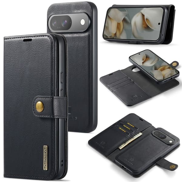 DG.MING 2-in-1 Magnet Wallet Google Pixel 10 Pro Black
