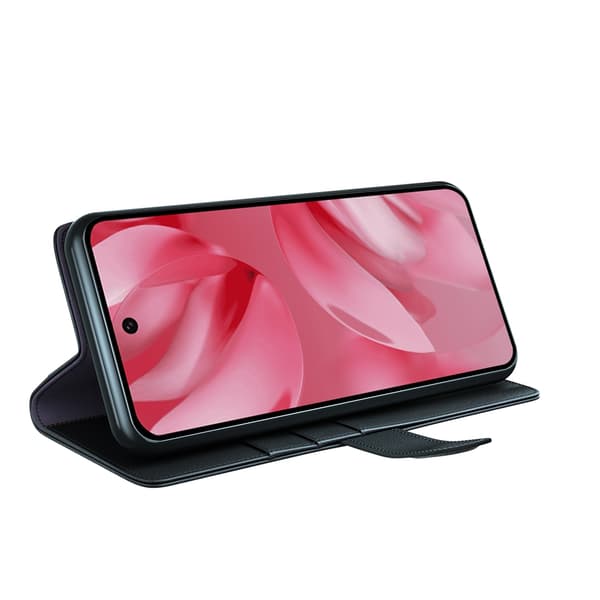Äkta Läderfodral Google Pixel 10 Pro Svart