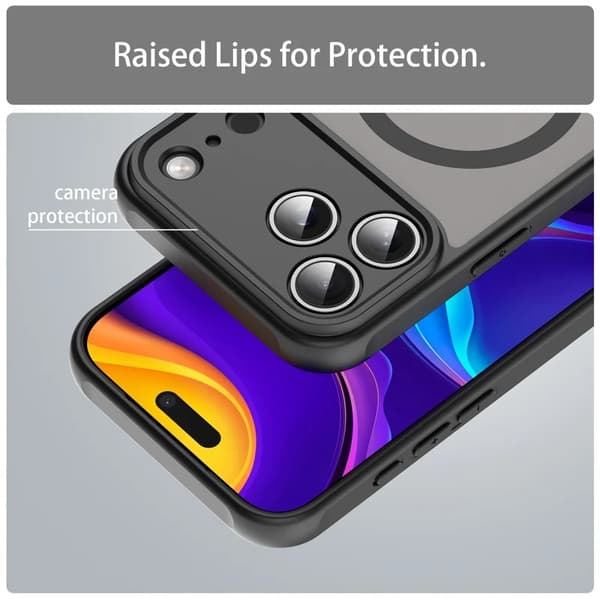 Mobilskal till iPhone 18 Pro inkl. skärmskydd MagSafe Blå