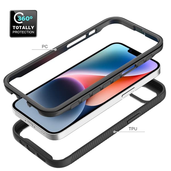 Allround Cover Skal iPhone 16e Svart