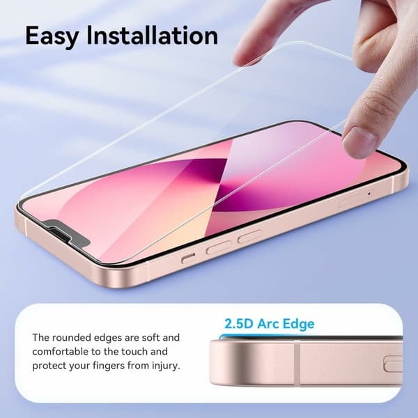 iPhone 16e Skärmskydd 0.2mm Härdat Glas 2-Pack