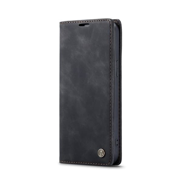 CaseMe Slim Plånboksfodral iPhone 16e Svart