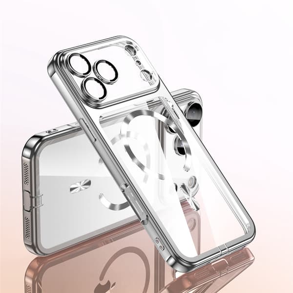 Mobilskal MagSafe till iPhone 18 Pro Max Silver