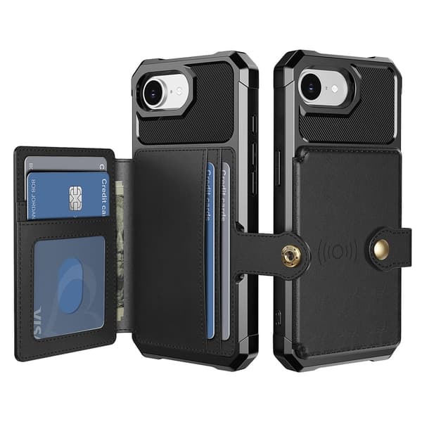 Multi-Slot Skal iPhone 16e Svart