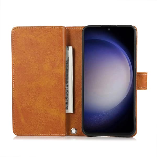 Plånboksfodral Multi-Slot Samsung Galaxy S26 Cognac