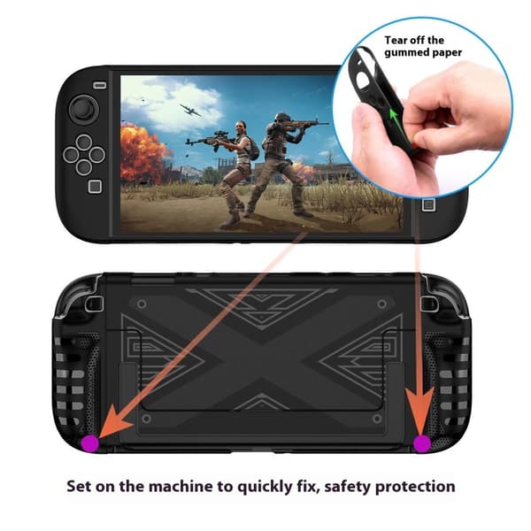 Stöttåligt Skyddsskal Nintendo Switch 2 Svart