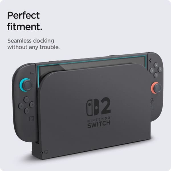 Spigen Nintendo Switch 2 Screen Protector GLAS.tR EZ Fit 2-Pack