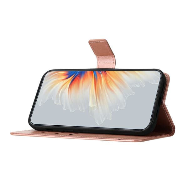 Plånboksfodral Mandala till iPhone 18 Pro med ställ Roséguld