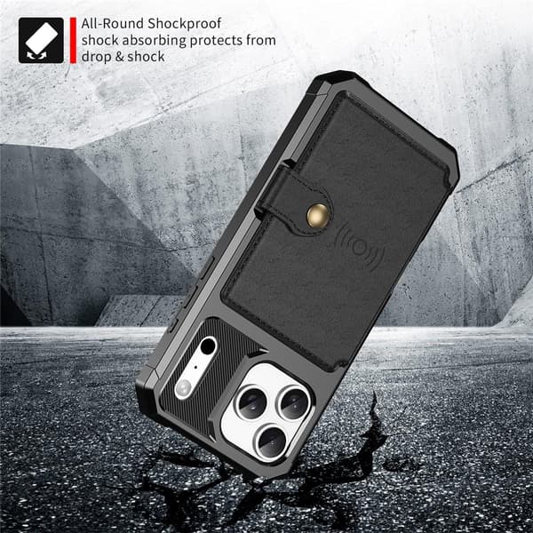 Multi-Slot Case iPhone 17 Pro Svart