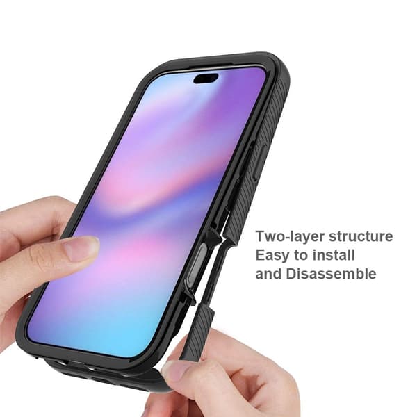 All-Round Protection Case iPhone 17 Pro Max Svart