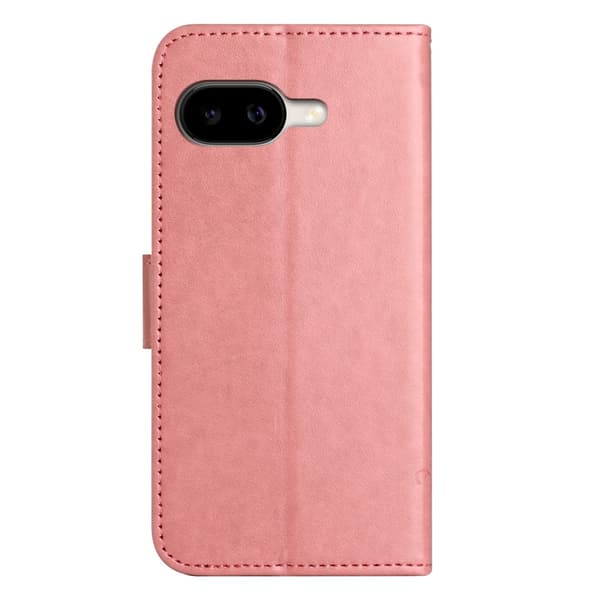 Läderfodral Fjärilar Google Pixel 10a Rosa