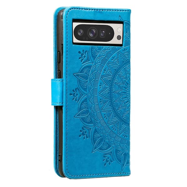 Läderfodral Mandala Google Pixel 10 Pro XL Blå