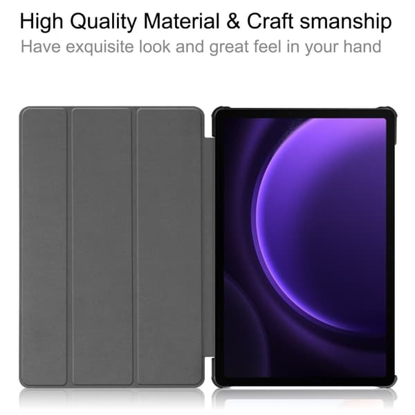 Samsung Galaxy Tab S10 FE Fodral Tri-fold Grå
