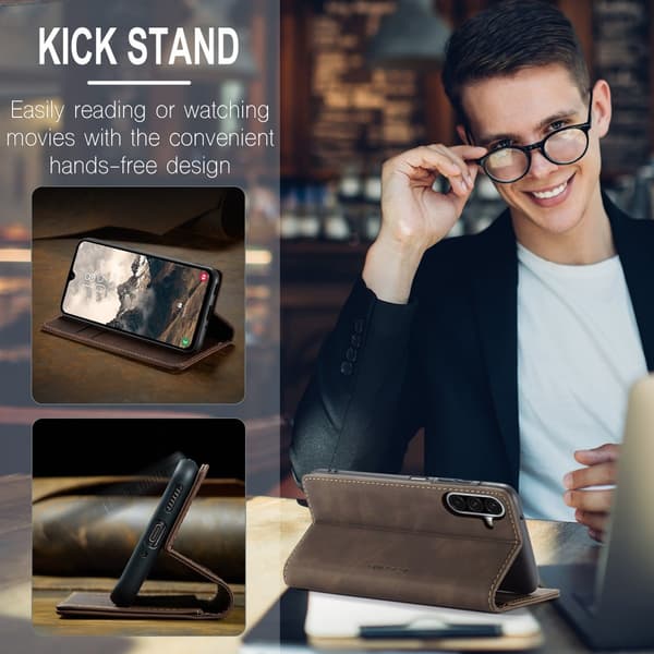 CaseMe Slim Plånboksfodral Samsung Galaxy A57 Brun