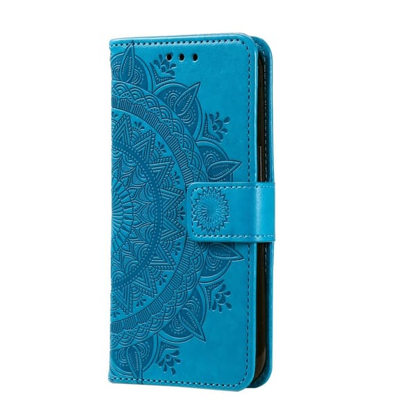 Läderfodral Mandala Samsung Galaxy A57 Blå