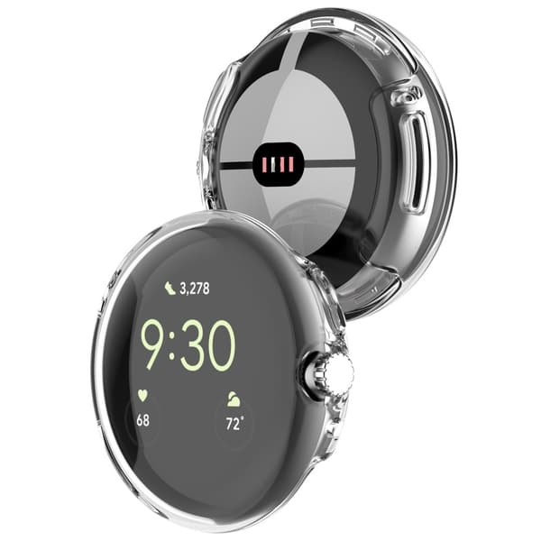 Heltäckande TPU Skal Google Pixel Watch 3 41mm Transparent