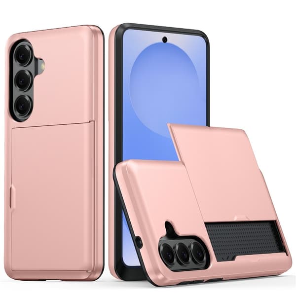 Samsung Galaxy A57 Skal Kortfack Roséguld