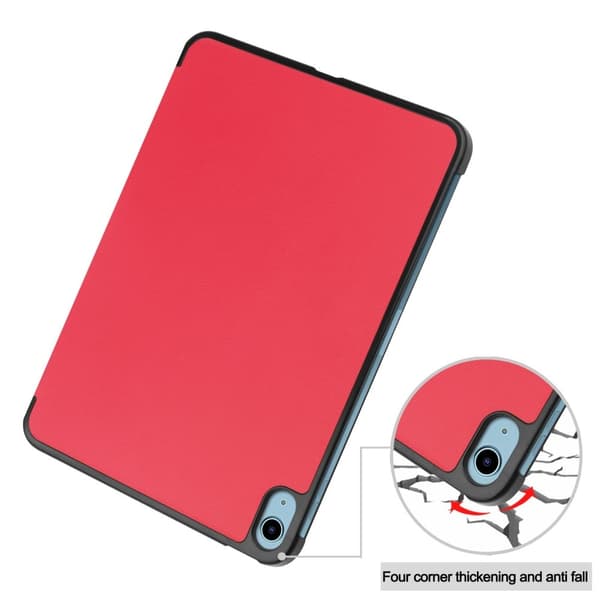 Apple iPad 11 11th Gen (2025) Fodral Tri-fold Röd