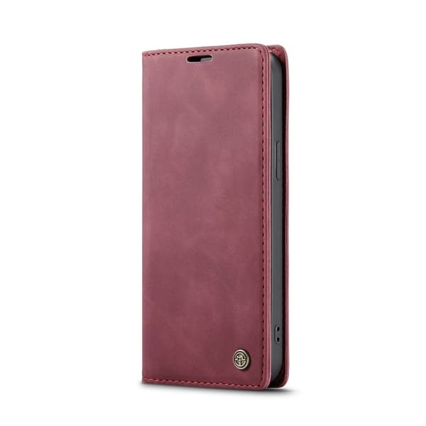 CaseMe Slim Plånboksfodral iPhone 16e Röd