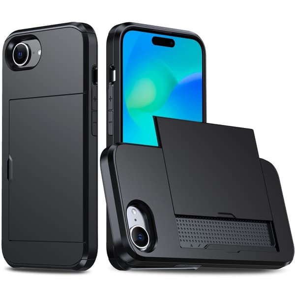 Skal Kortfack iPhone 16e Svart