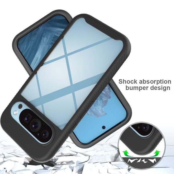 360 Full Cover Edge Case Google Pixel 10 Svart