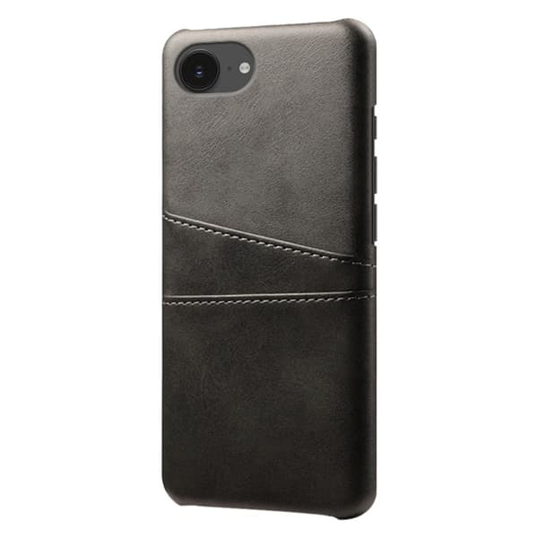 Läderskal Med Kortfack iPhone 16e Svart