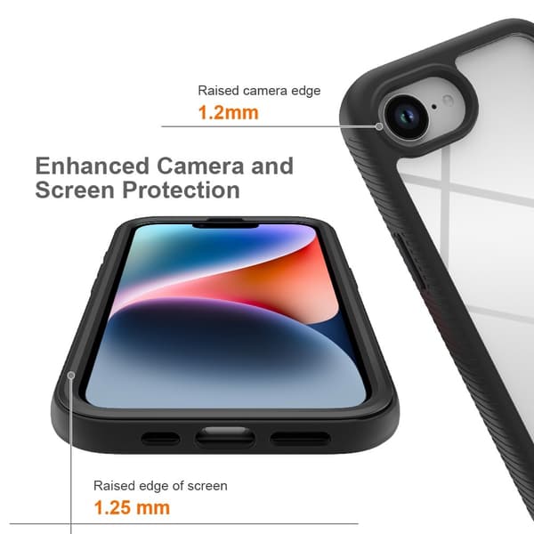 Allround Cover Skal iPhone 16e Svart