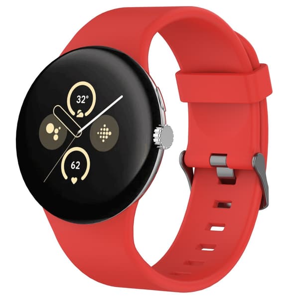Silikonarmband Google Pixel Watch 4 45mm Röd