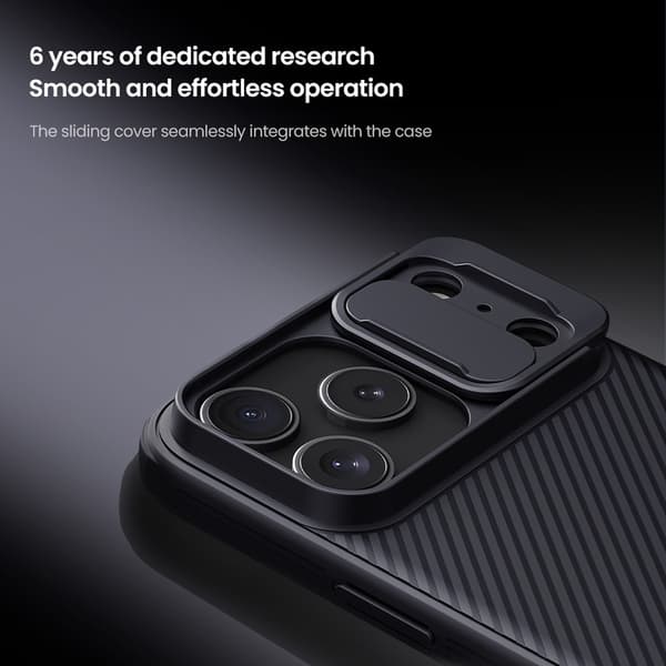 Nillkin CamShield Skal iPhone 17 Pro Max Svart