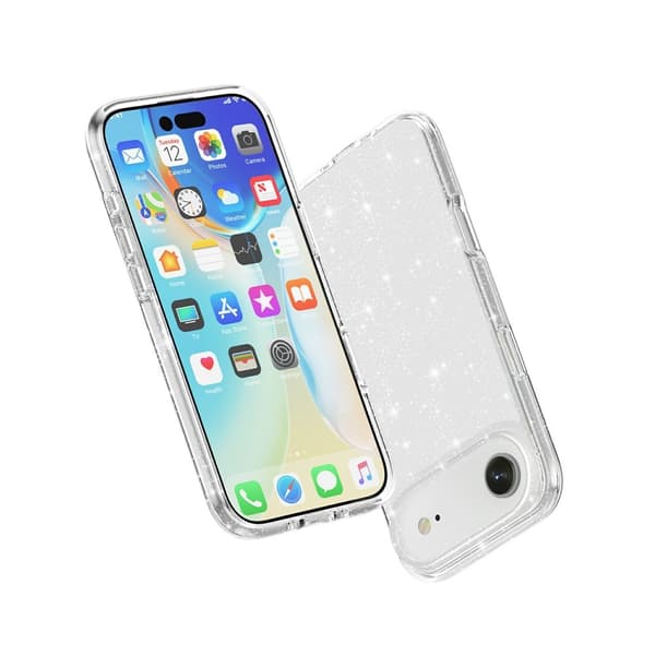 iPhone Air Skal Glitter Transparent