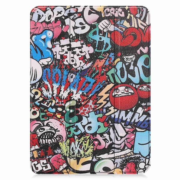 Apple iPad 11 11th Gen (2025) Fodral Tri-fold Graffiti