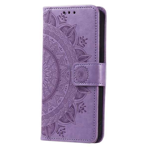 Läderfodral Mandala Samsung Galaxy A37 Lila